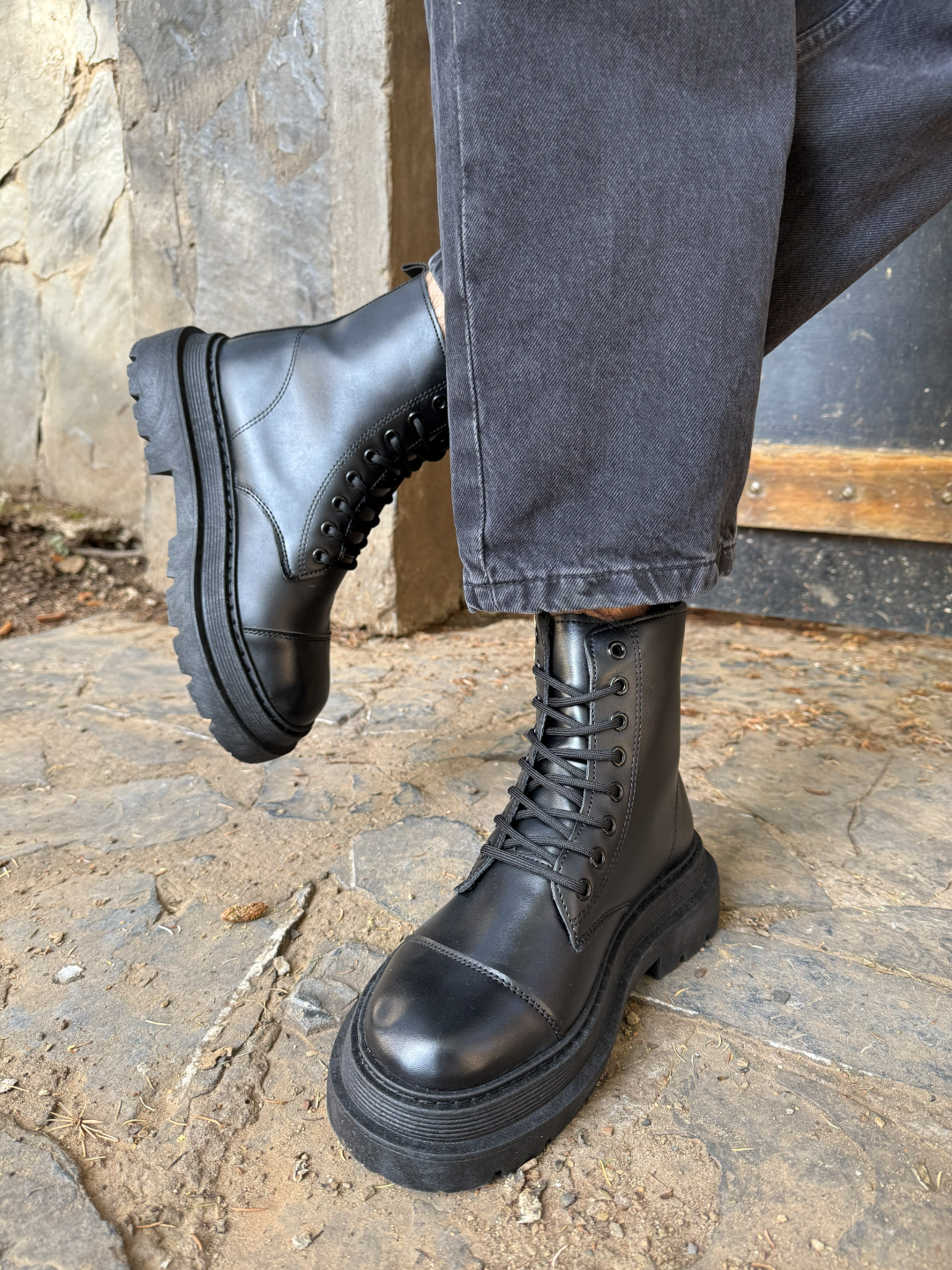 Bottes combat Homme