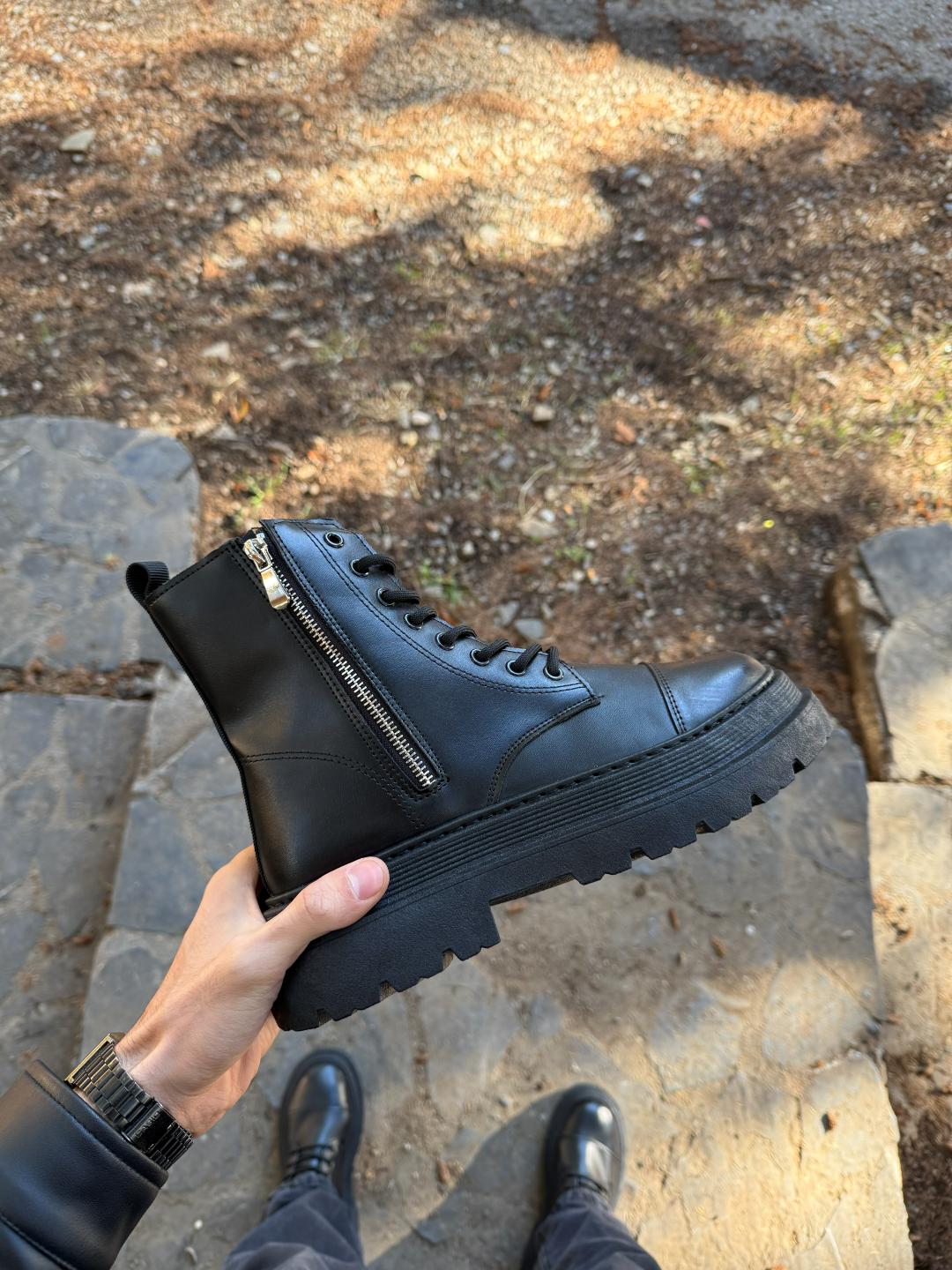 Bottes combat Homme