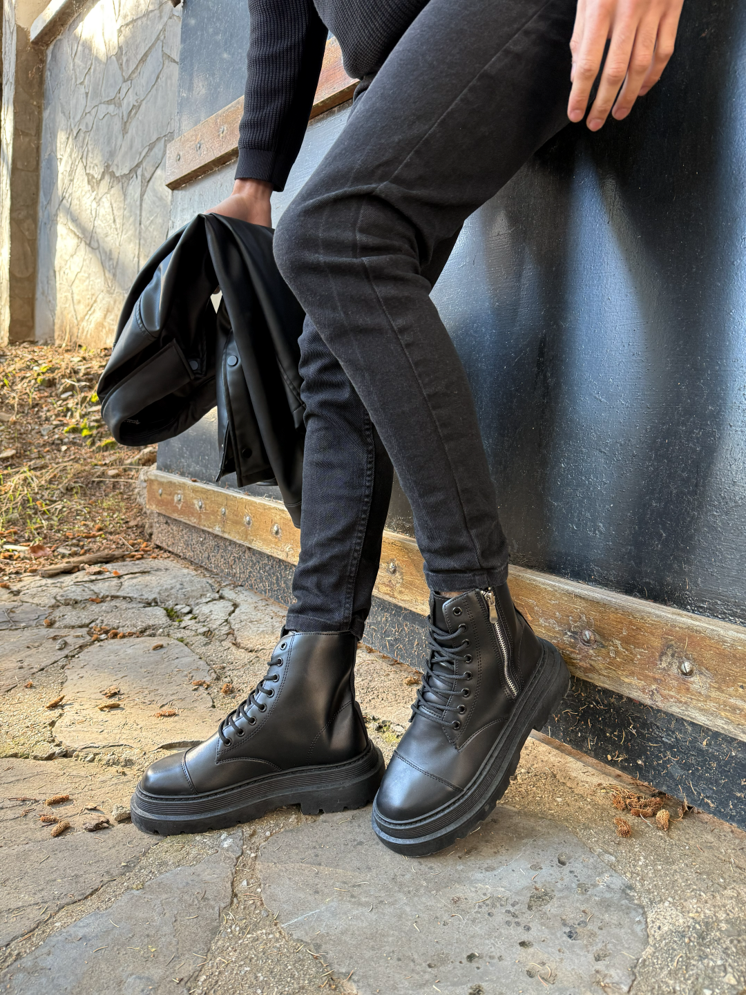 Bottes combat Homme